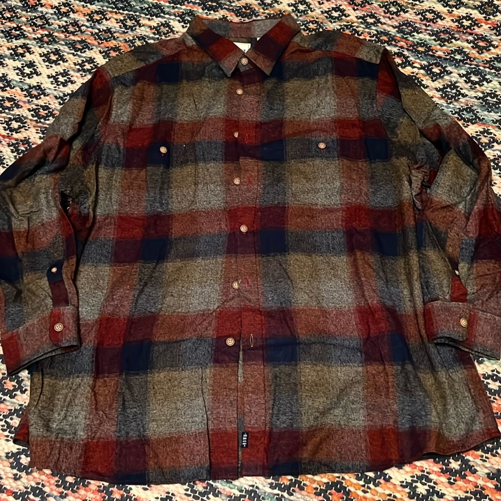 ROWM Button Down Plaid Flannel